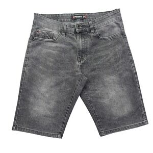Southpole Denim Shorts Gray Faded Casual Mens Slim Sz 30‎ Fits 30" Beach Summer